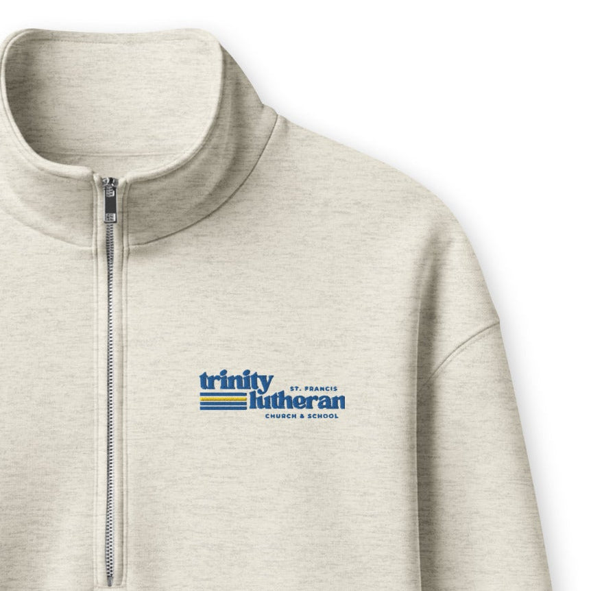 ⭐Logo Half-zip Embroidered Premium Pullover (lights)