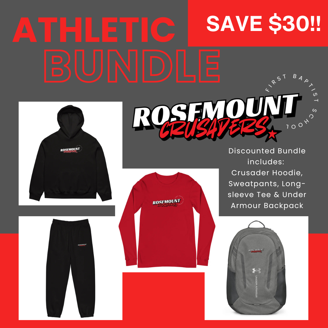 Crusader Athletic Pack (Apparel + Backpack)