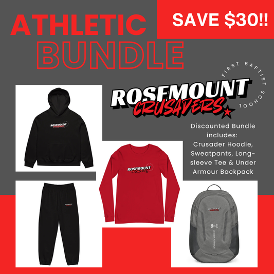 Crusader Athletic Pack (Apparel + Backpack)