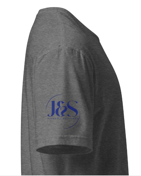J&S Modified Logo Tee (front/sleeve/back)