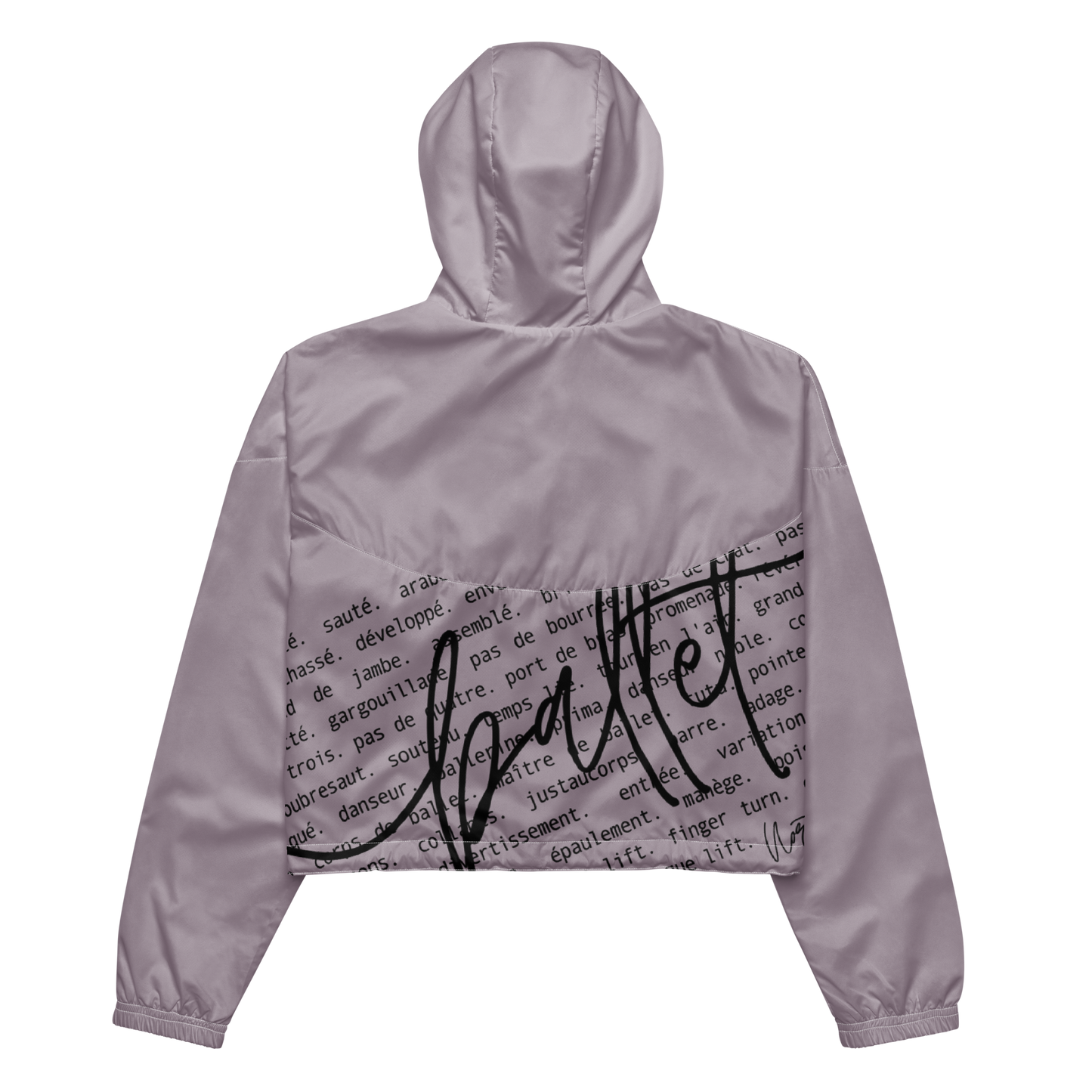 Ballet~ Women’s Cropped Windbreaker