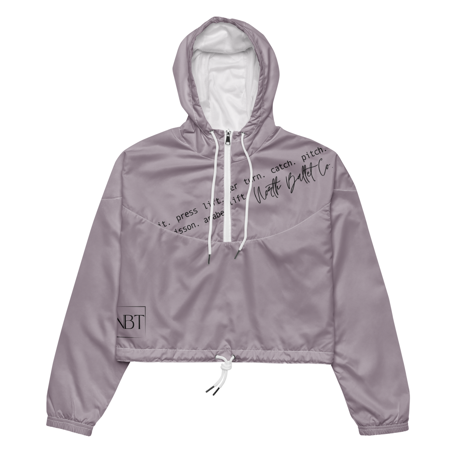 Ballet~ Women’s Cropped Windbreaker