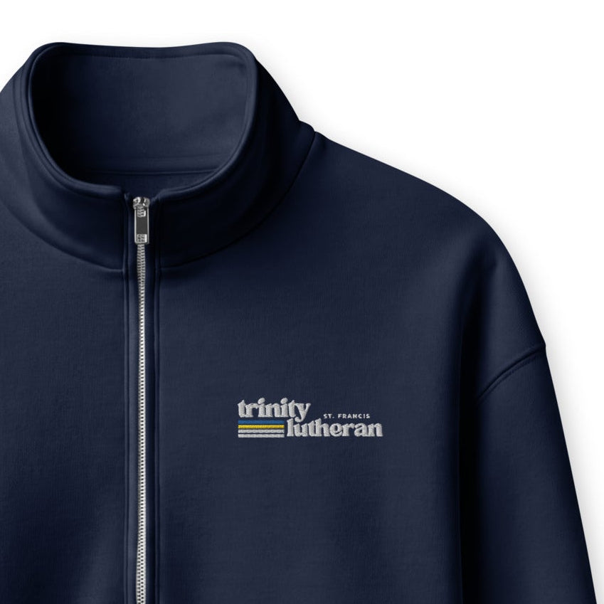 ⭐Logo Half-zip Embroidered Premium Pullover (darks)
